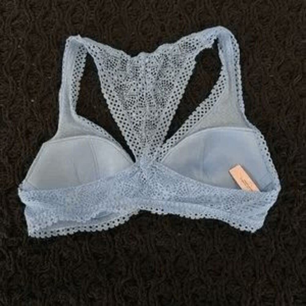 Victoria’s Secret Blue Lace Bralette Size XS